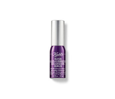 Serum pour les yeux Kiehl's, flacon violet de 15 ml, concu pour eclaircir et corriger les signes de fatigue.