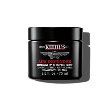 Een pot van 50 ml Kiehl's Age Defender Cream Moisturizer tegen een witte achtergrond.