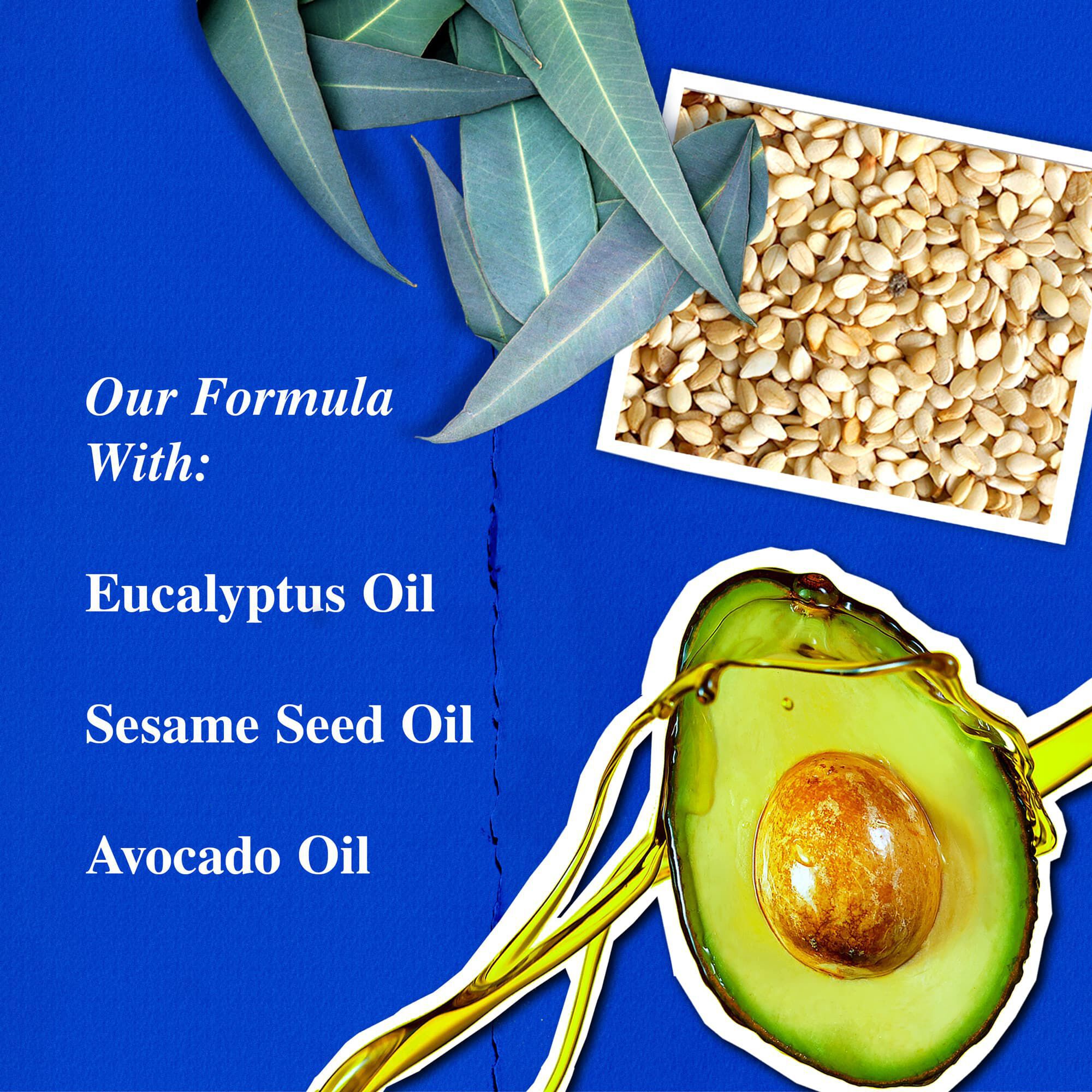 Ingredients de l'Onguent pour les Mains Haute Performance Kiehl's - Huile d'Eucalyptus, Huile de Sesame, Huile d'Avocat