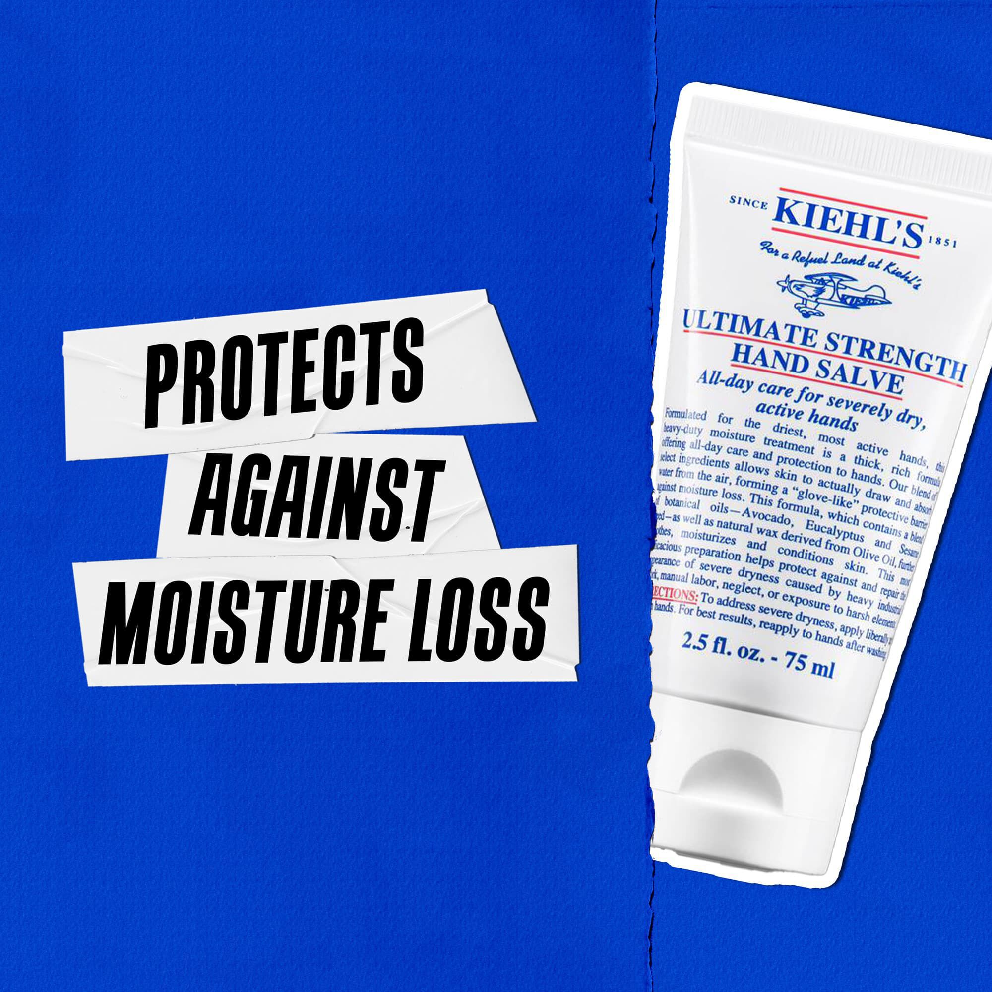 L'Onguent pour les Mains Haute Performance Kiehl's protege contre la perte d'hydratation