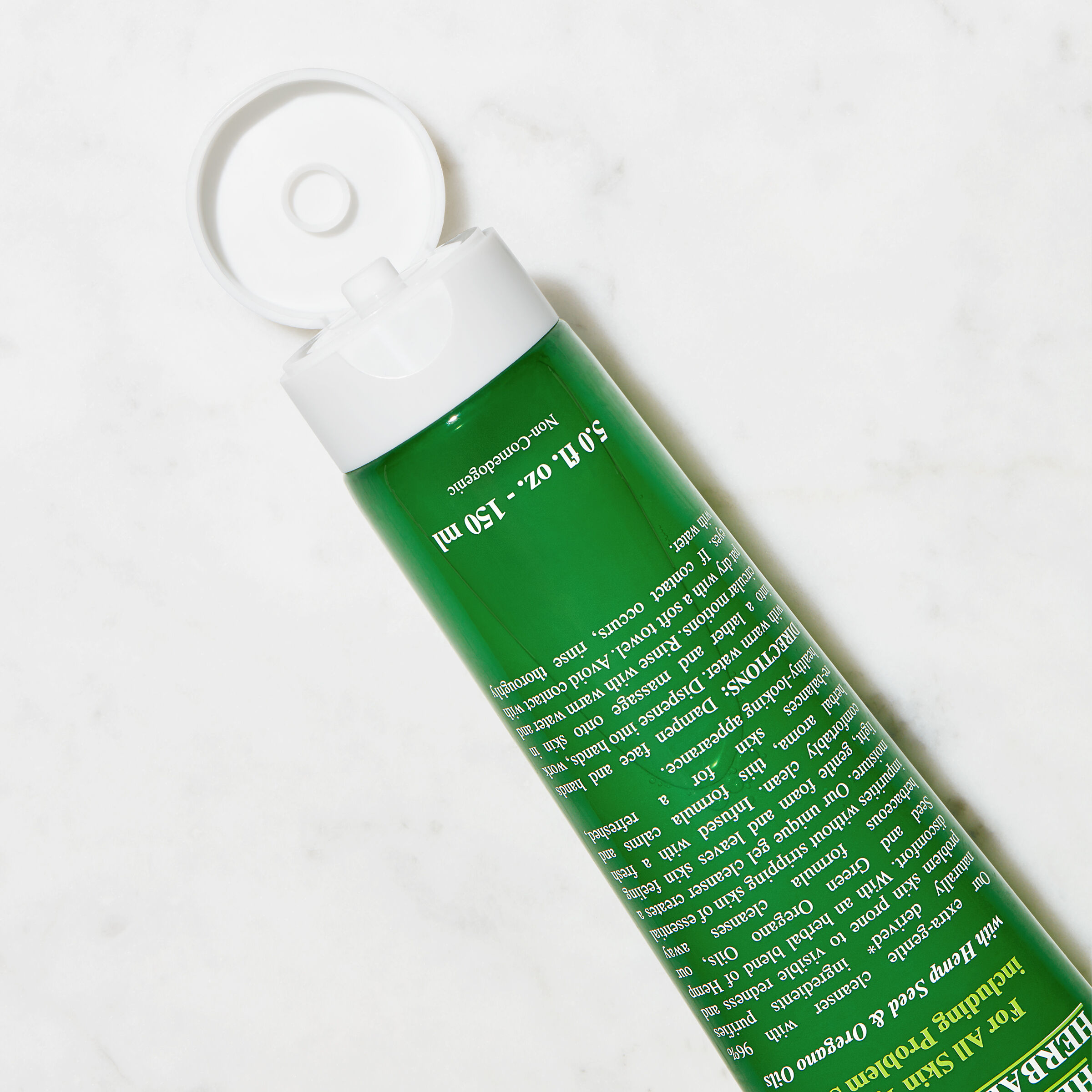 Cannabis Sativa Seed Oil Herbal Cleanser - Nettoyant visage