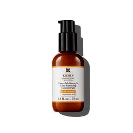 Een fles van 75 ml Kiehl's Powerful-Strength Line-Reducing Concentrate tegen een witte achtergrond.