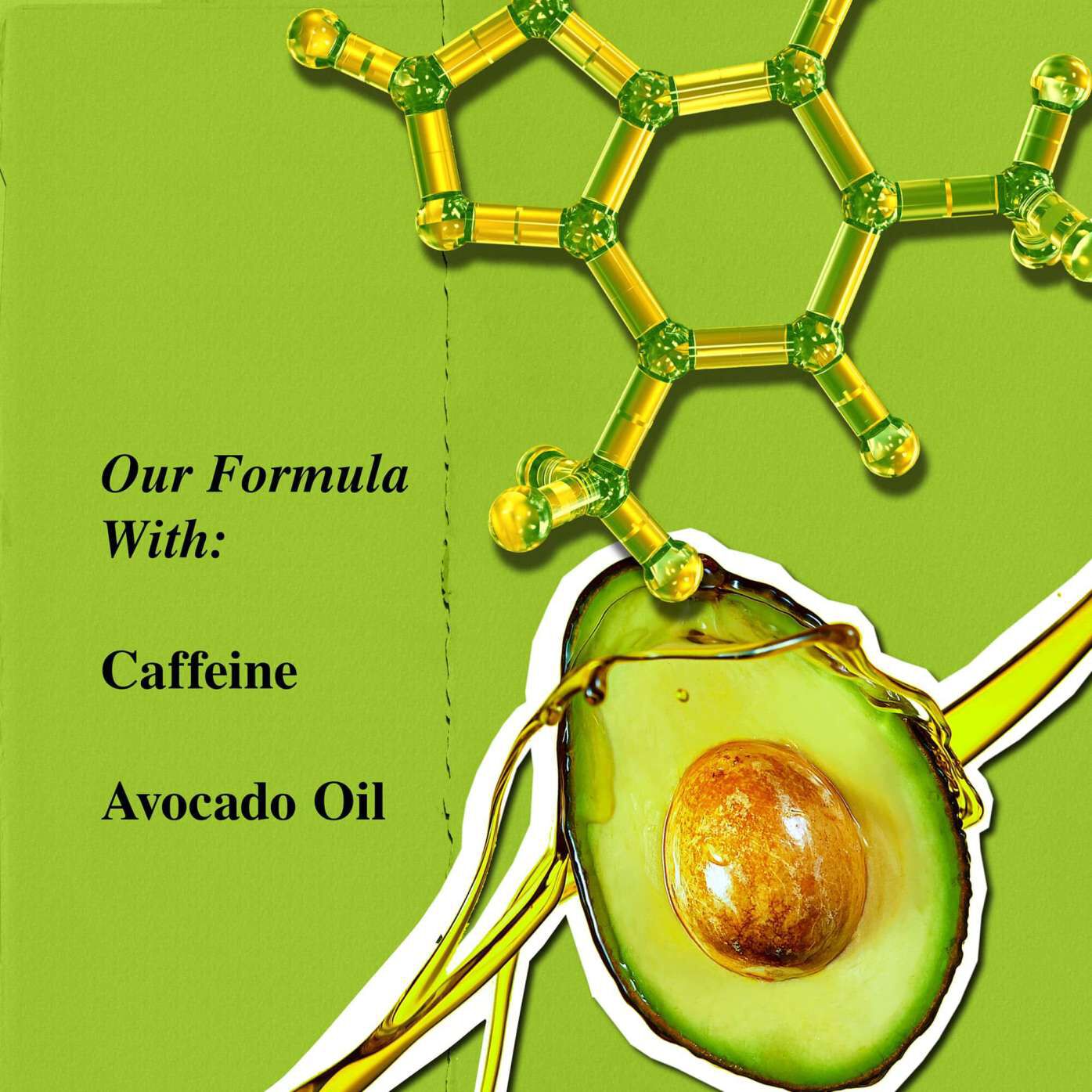 Ingredients du Soin Yeux Avocat Kiehl's - Cafeine, Huile d'Avocat