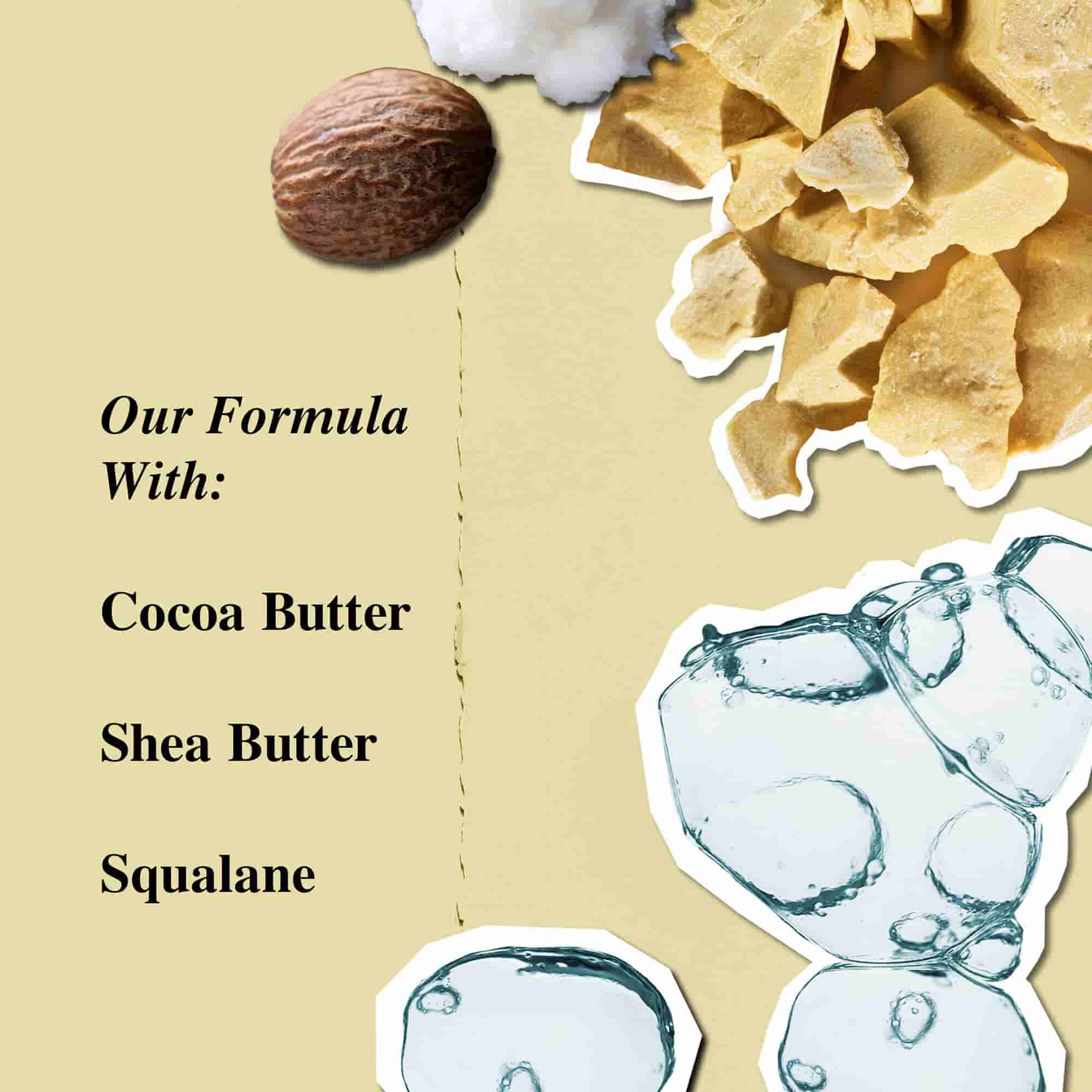 Ingredienten van Kiehl's Creme de Corps bodylotion - cacaoboter, sheaboter en squalaan