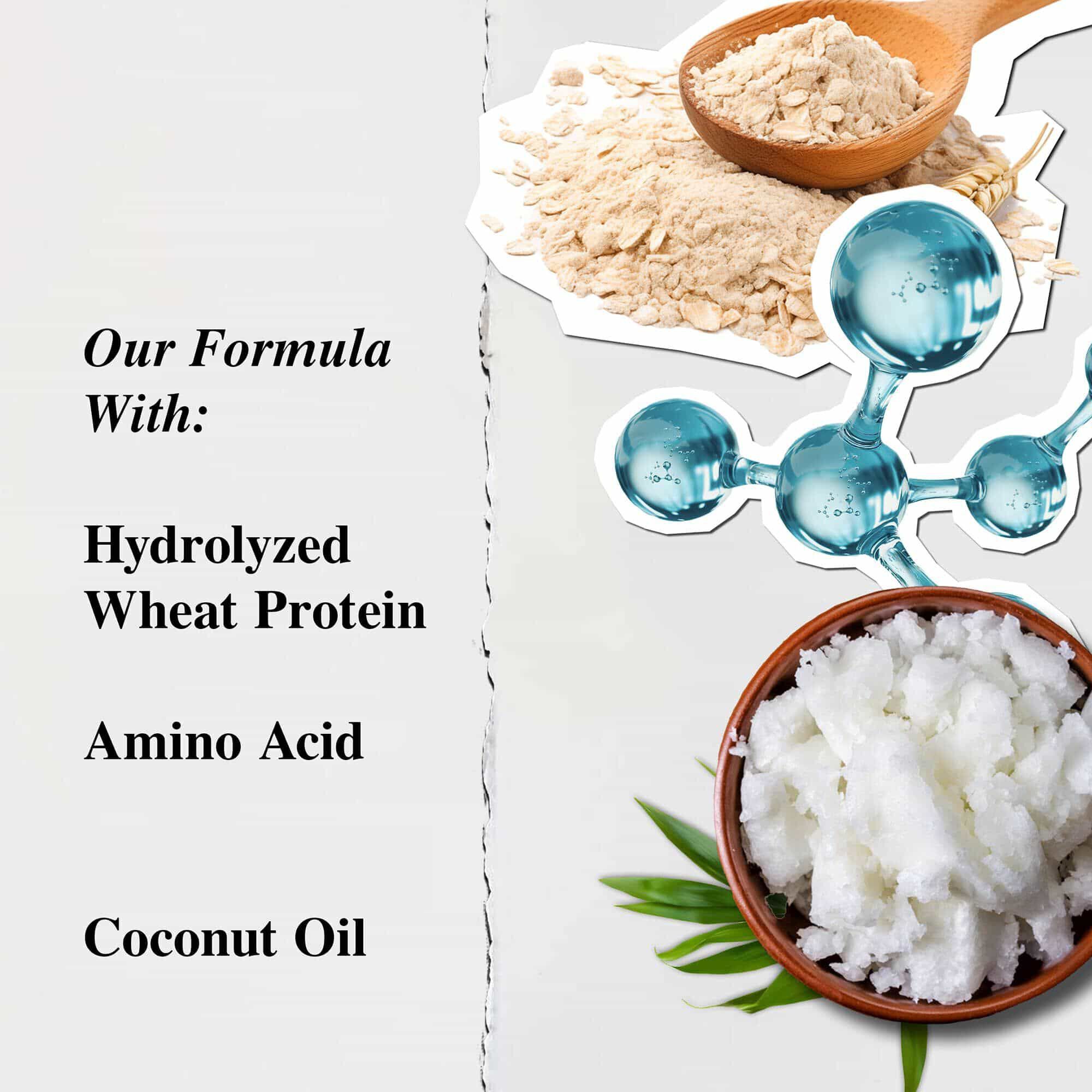 Ingredienten van Kiehl's Amino Acid Shampoo - Gehydrolyseerde tarweproteine, aminozuren, eerlijk verhandelde kokosolie