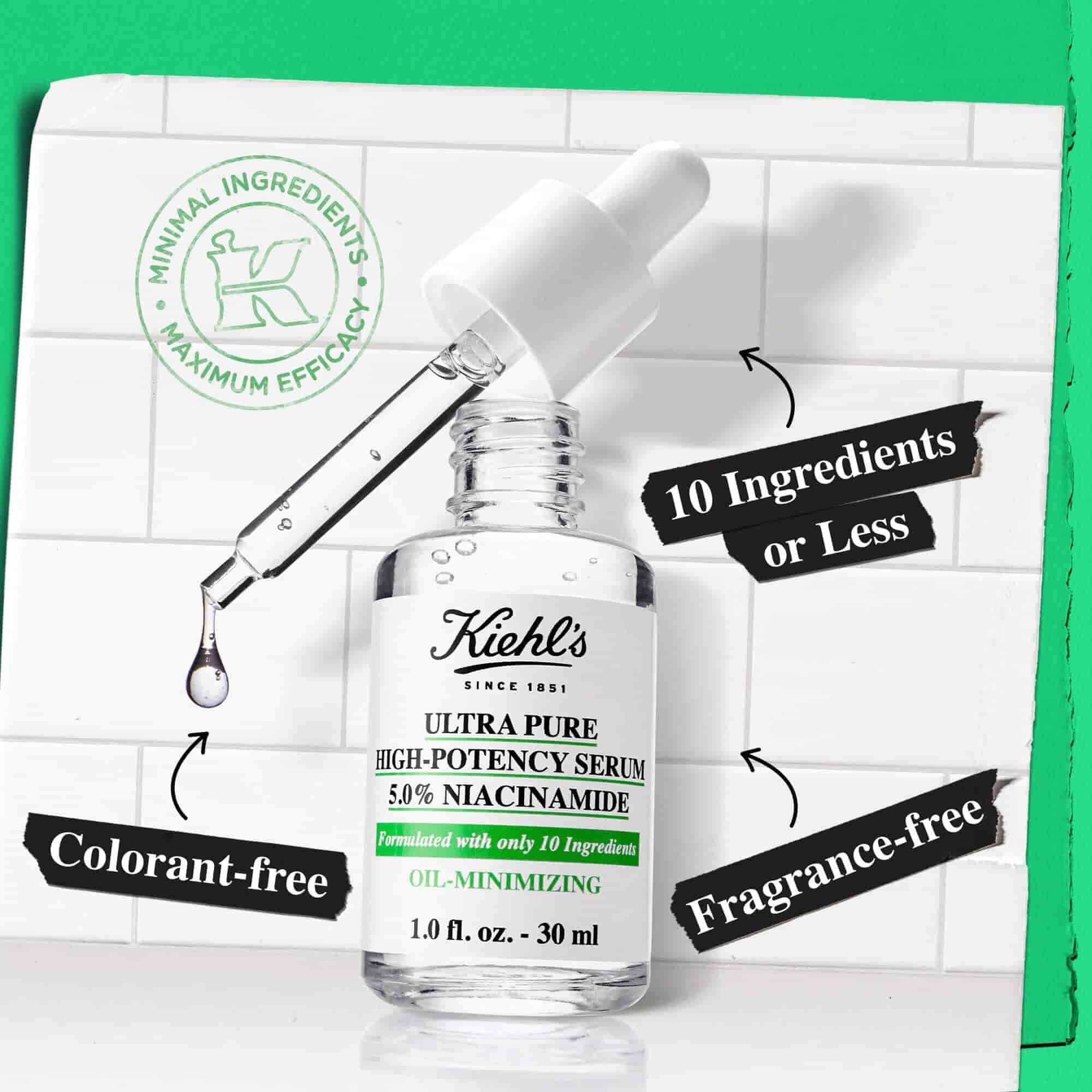 Serum Ultra Pure Haute Concentration - Moins de 10 ingredients, sans parfum, sans colorant