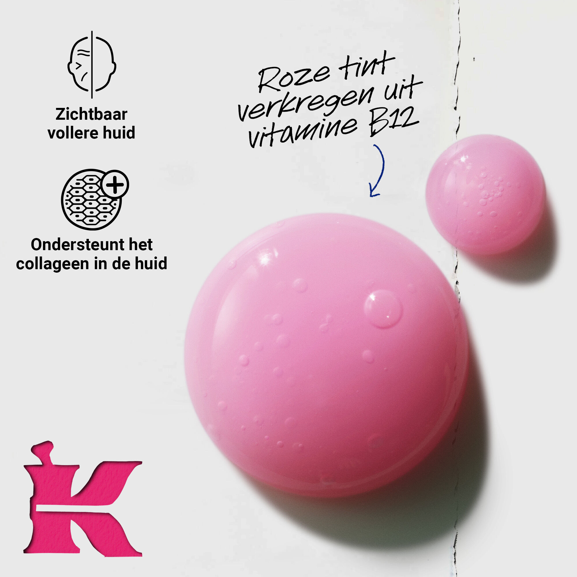 CollaShot Plump Serum, Gezichtsserum met Collageen Peptiden voor een gelifte, voller uitziende huid