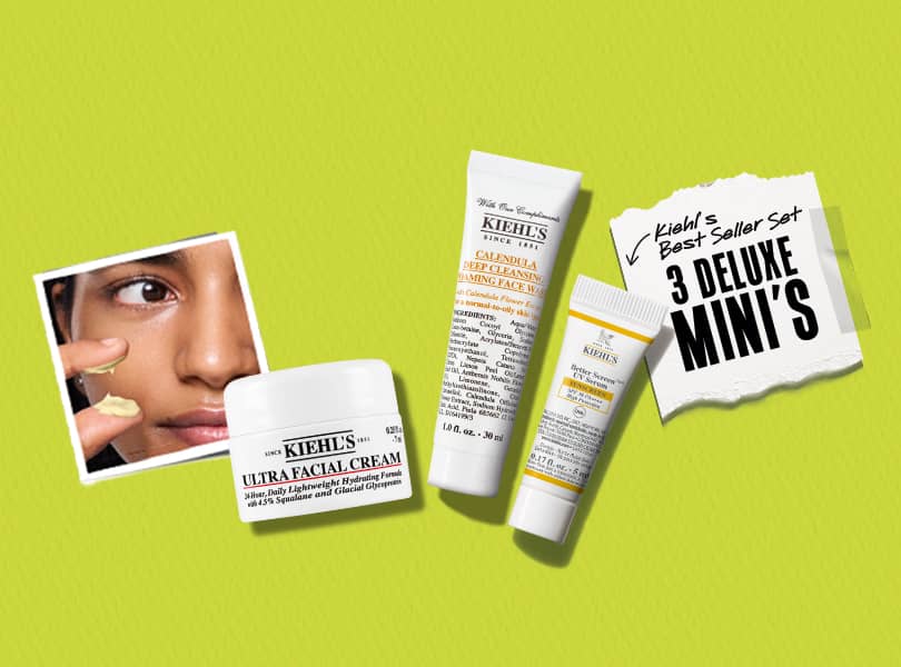 Kiehl's avocado oogcrème en 3 luxe mini's.
